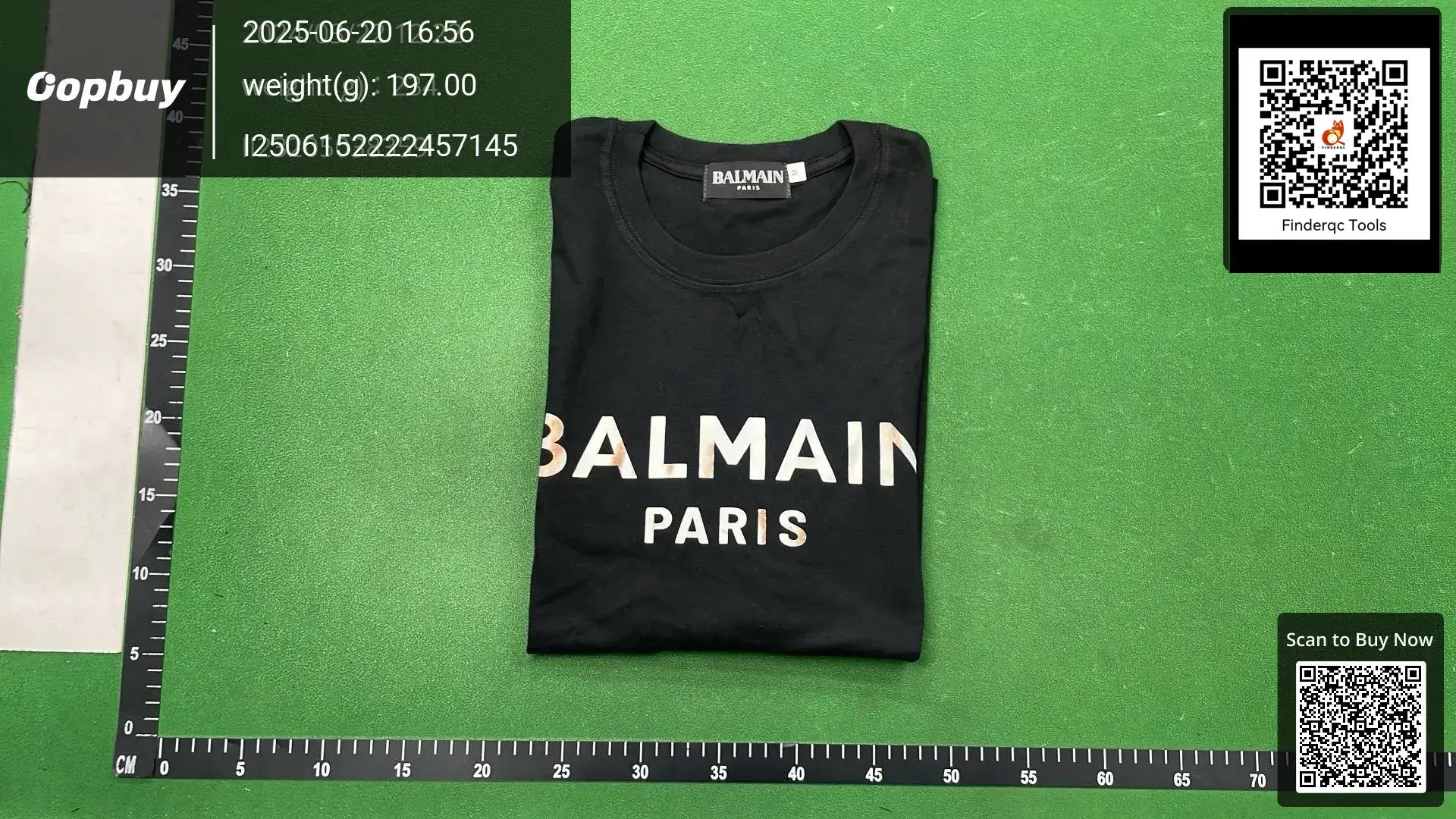 Balmain Balmain Printed Round Neck Short-Sleeved T-Shirt Amazon Women's Top t