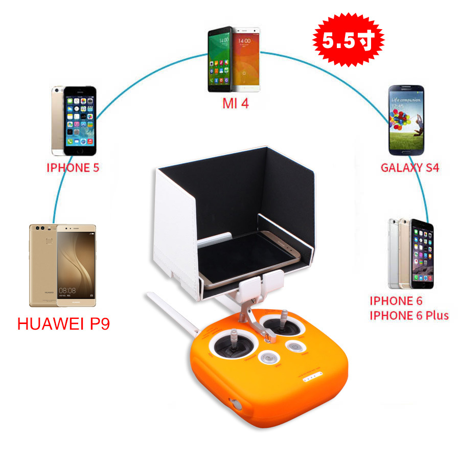 Elf 2/3/4/4PRO Wu 1 remote control mobile phone Hood (3.5-5.5 inches)