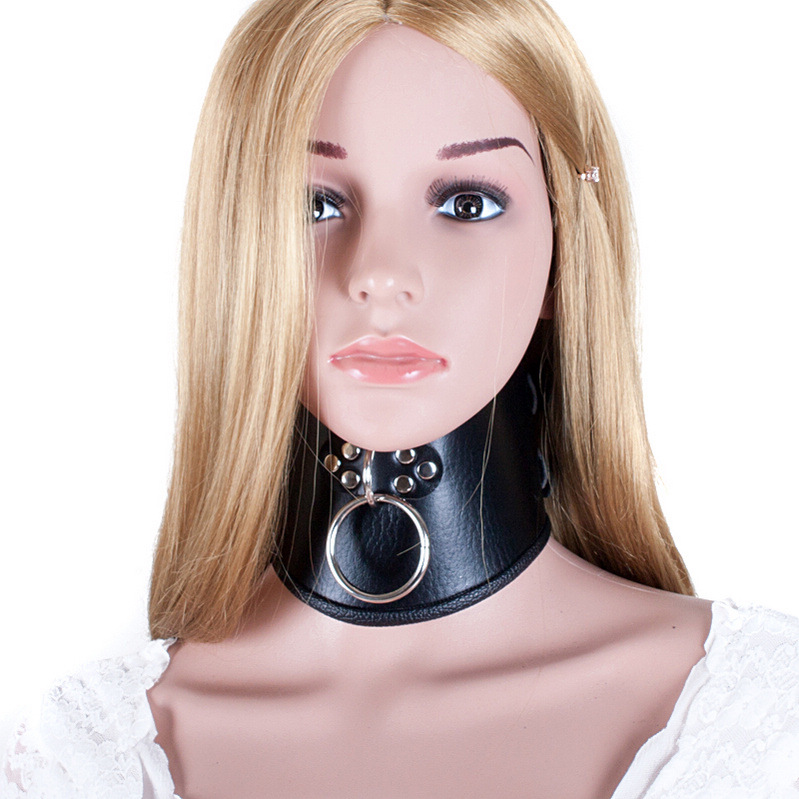Ace Adult Sex Cosplay Black Neck Sheath Dog  Training Collar Supplies Neck Collar Wholesale