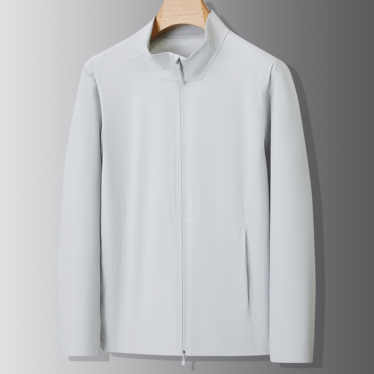 Fat Brother 2026 Milk Silk Soft Shell Jacket for Men, Plus Size Outdoor Sports Coat, Fashionable Versatile Stand Collar Jacket