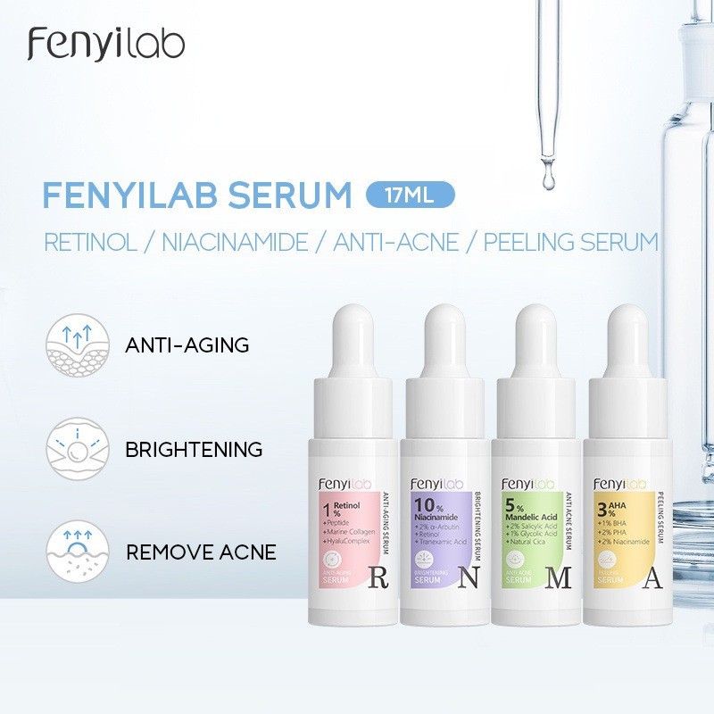 Cross-border FENYI LAB FENYI NICOINAMIDE Trisoate Retinol Serum 17ml Facial Care Essence