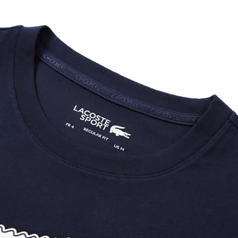 Lacoste French Crocodile Men's 23 Summer Sports Style Logo Print Round Neck Short Sleeves T-Shirt | Th2042