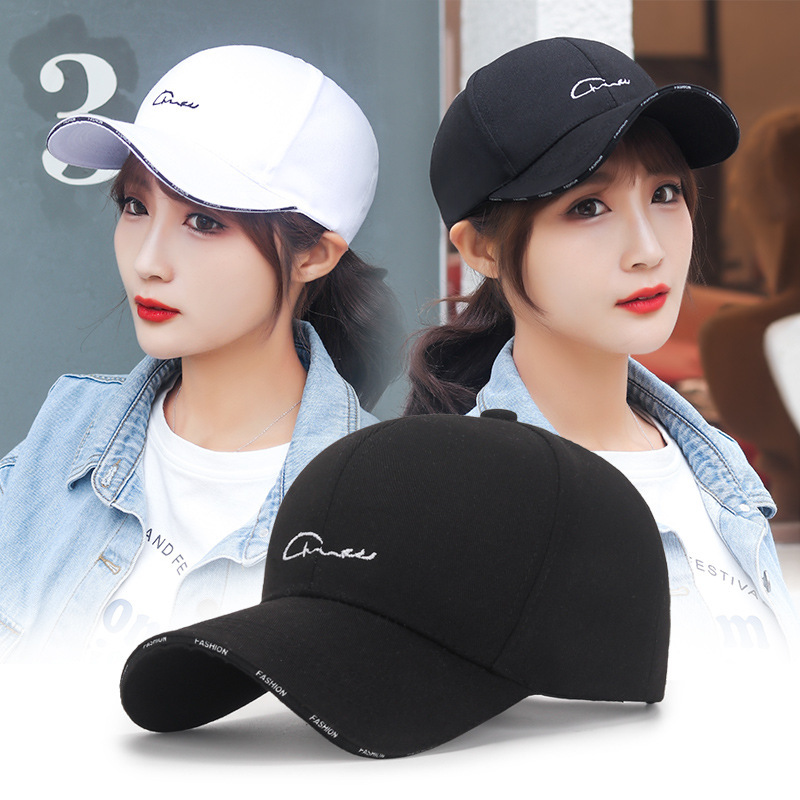 Spring and Summer New Fashion Sandwich Sandwich Brim Baseball Cap Men and Women Couple Street Sunscreen Hat