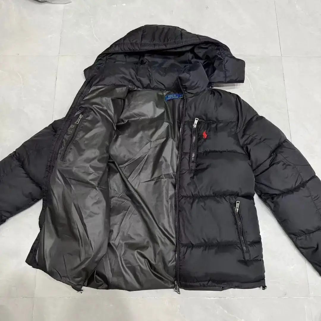 Little Red Horse Removable Hood Classic Thickened Warm Men's Down Jacket for Cross-Border Trade