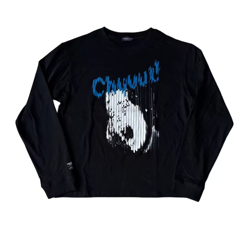 现货秒发kky7 Undercover 23SS 呐喊女人像长袖厚棉T Foto QC de TAOBAO na Qualit.ly