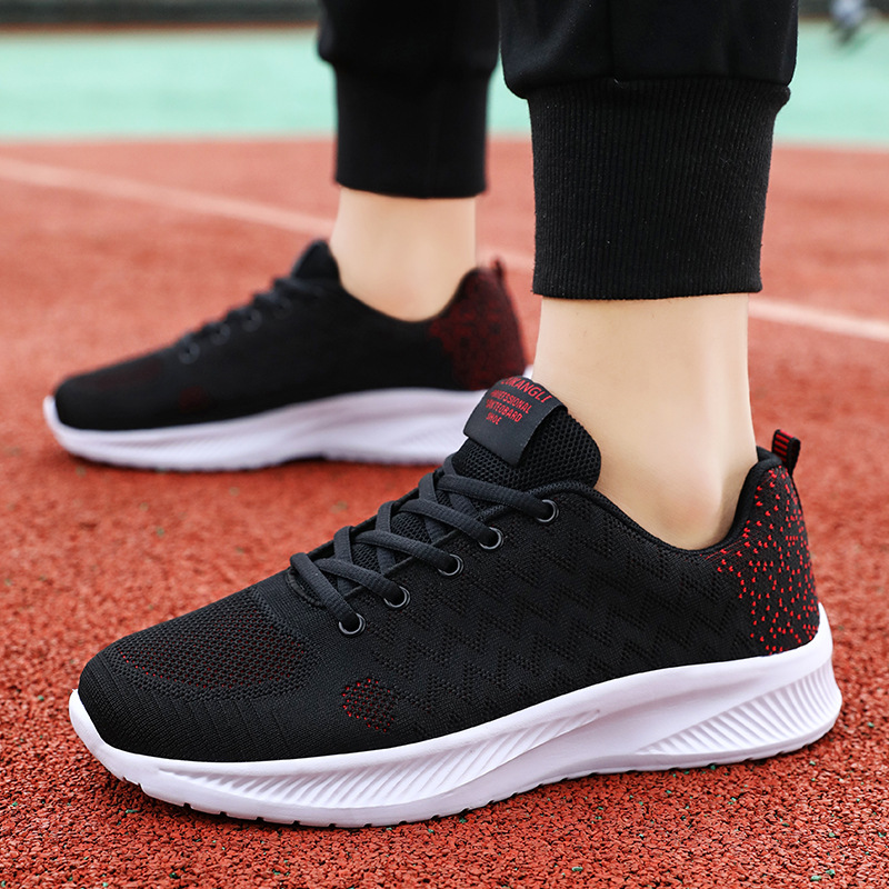 Spring and Autumn Men's Shoes 2025 New Running Shoes Men's Sports Shoes Mesh Ultra-Light Shoes Summer Men's Casual Shoes