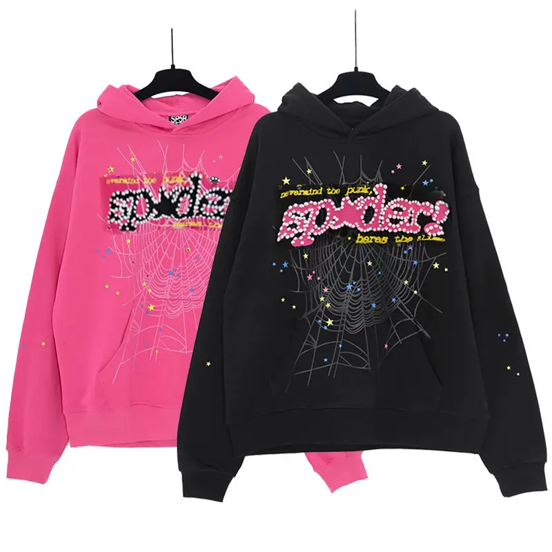 Amazon high quality Sp5der Sweater American Sports Hoodie Cross-border Exclusive