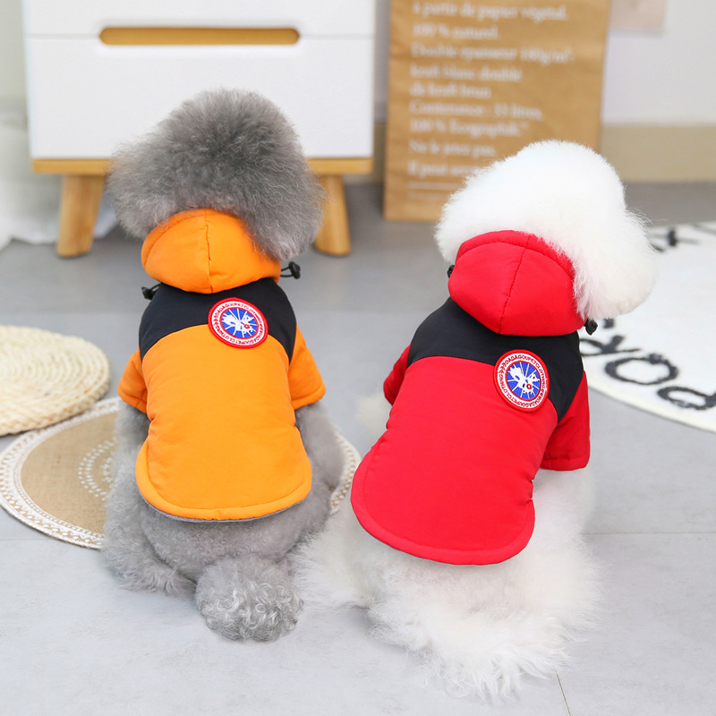 Pet Clothes Dog Clothes Autumn and Winter Cotton Clothes Teddy Small Dog Pet Clothing Winter 21 Four Color Goose Cotton Clothes