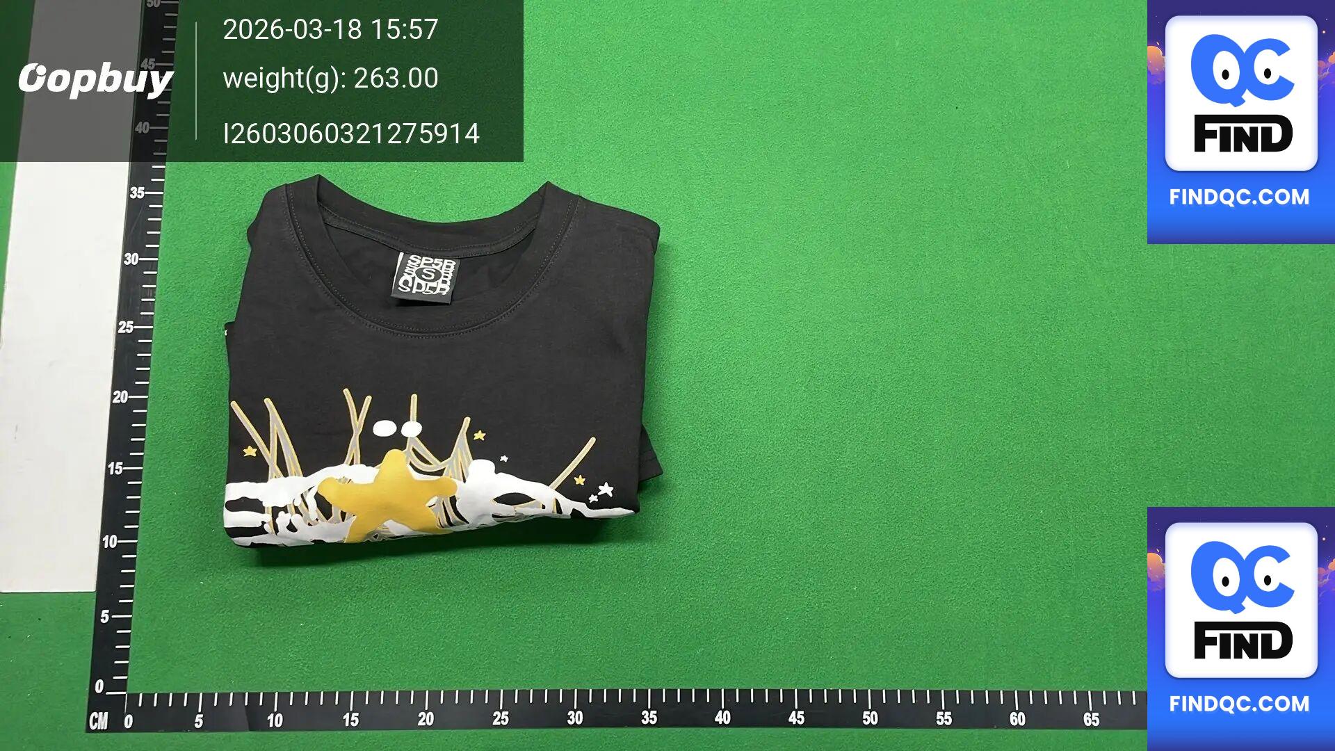 Sp5der hip hop singer Young Thug with foam letter 555555 couple T-shirt Pink short sleeve tee — foto QC 2