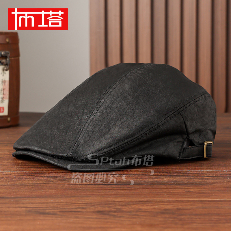 Buta Autumn and Winter Xiangyun Yarn Forward Cap Women's Cap Beret Torre Cap Shown Face Small Four Seasons Wear Knights Cap