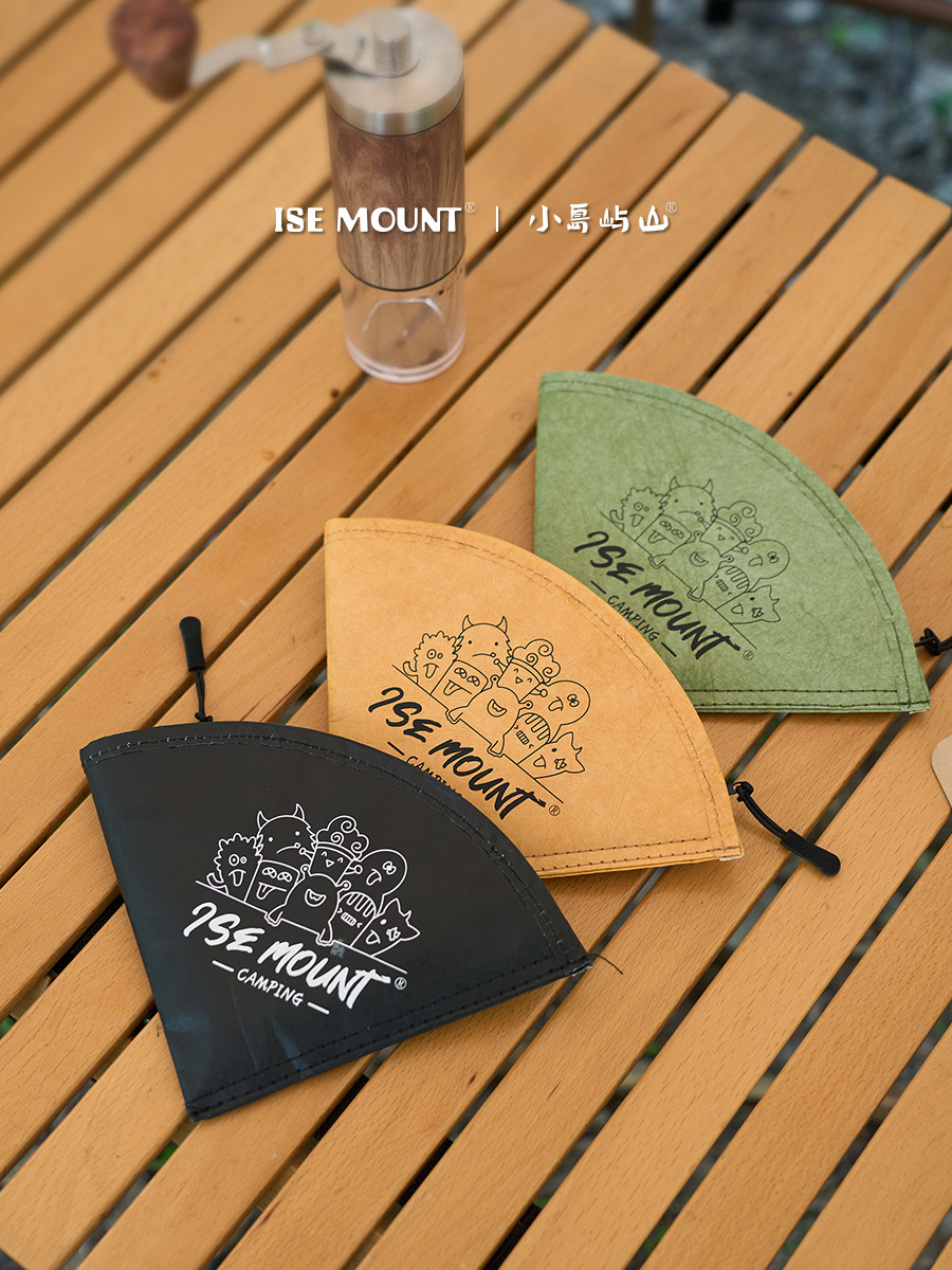 ISE MOUNT Outdoor Coffee Filter Paper V01/V02 Storage Bag Dustproof Waterproof Storage Bag with Zipper Coin Bag