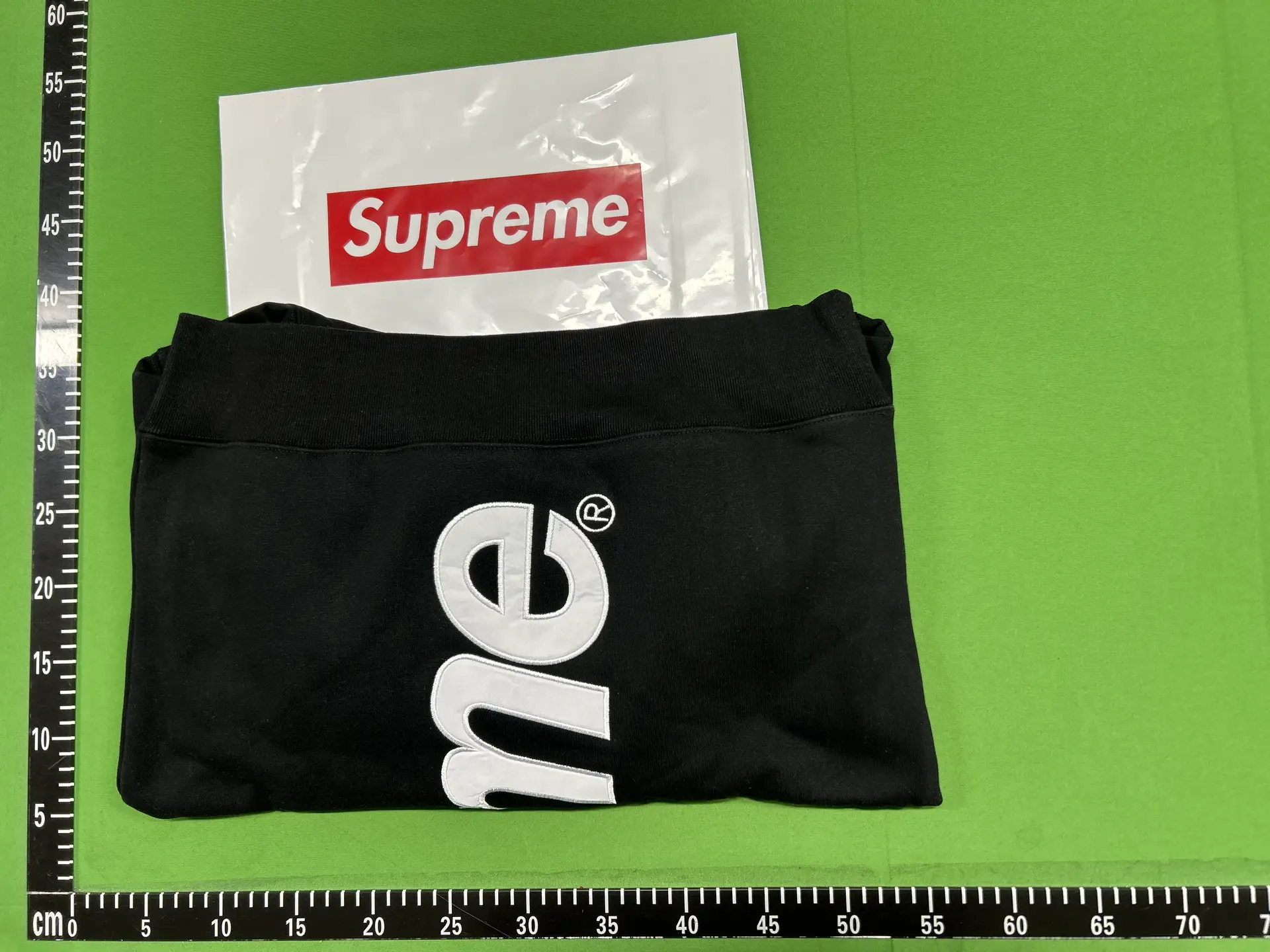 Supreme Classic Embroidered Hoodie Black