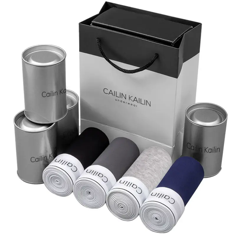 Men's underwear, men's Modal pure cotton Valentine's Day gift for boyfriend and husband, gift box set, flat corner gift