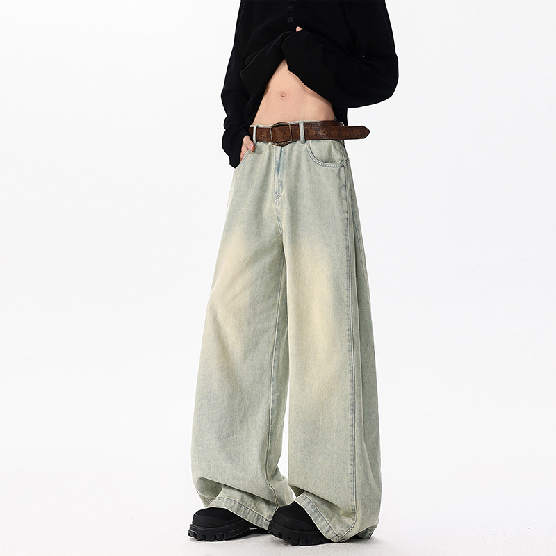 Men's Casual Pants, Versatile Jeans for Teenagers, New 2026 Straight-Leg Casual Loose Pants for Men