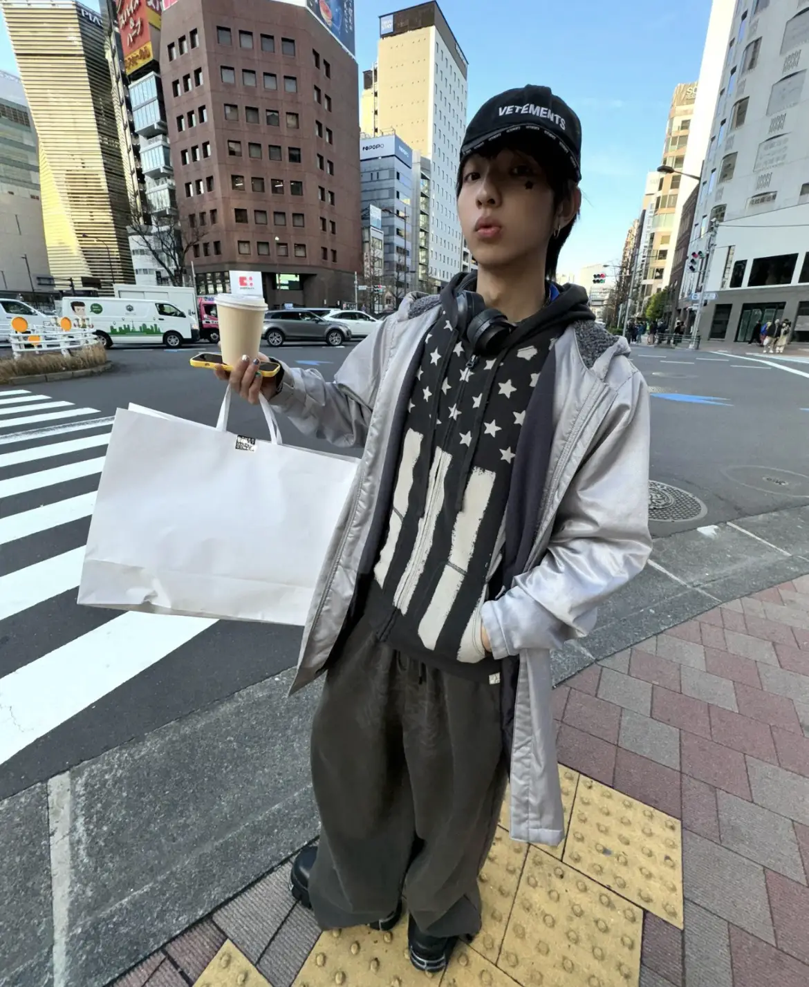 ［Ing］Not Understanding Fashion Is Not an Excuse for Not Having a Unique Style. Stars and Stripes Zipper Hoodie Jacket