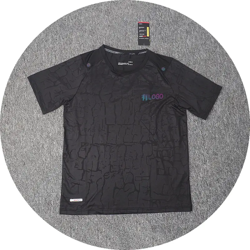 Black T-shirt with logo