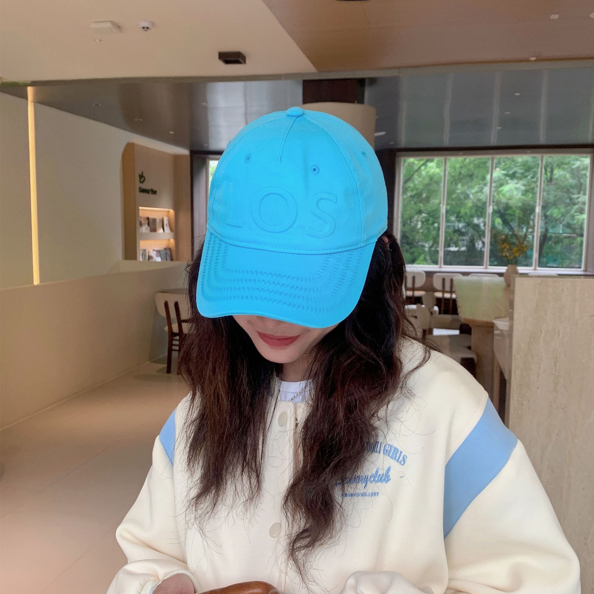 Korean Style Wide-brim Deep Top All-match Baseball Cap for Children to Show Face Small Couple Big Head Wai Student Soft Top Cap for Men