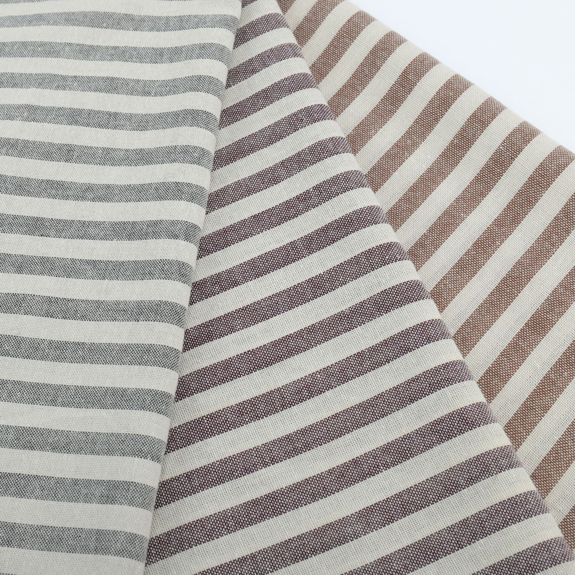 Cotton Yarn-dyed Plain Imitation Oxford Strip Cloth Casual Shirt Sunscreen Jacket Sling Dress Fashion Fabric