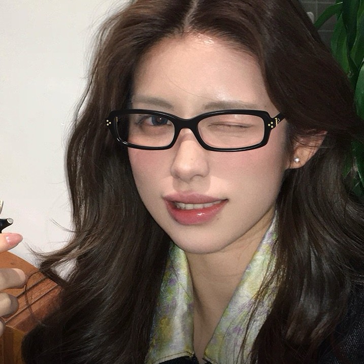 2026 New Model Gm Acetate Glasses Slyk Narrow Square Frame, Perfect for a Natural Look, Can Be Customized with Prescription Lenses, Unisex, Blue Light Blocking Bc2223