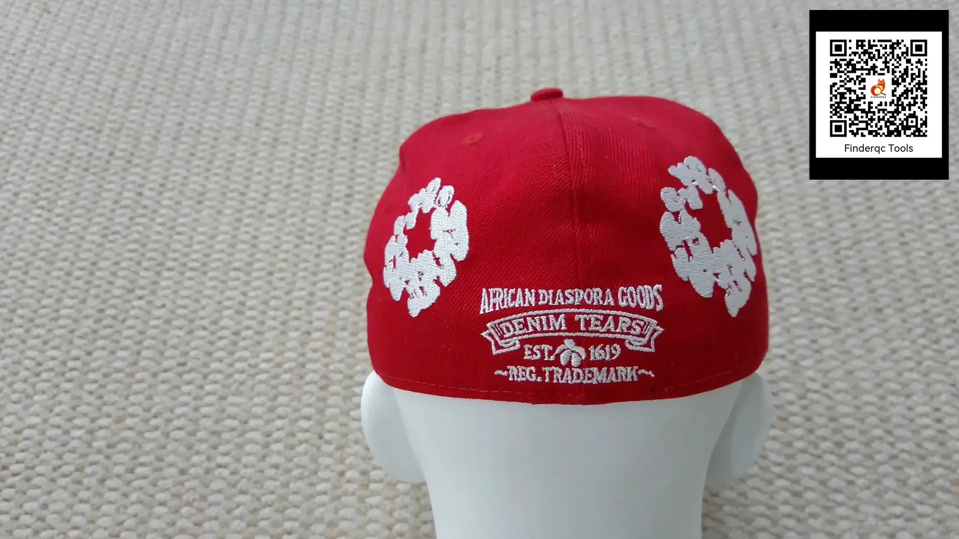 Denim Tears Baseball Cap Red