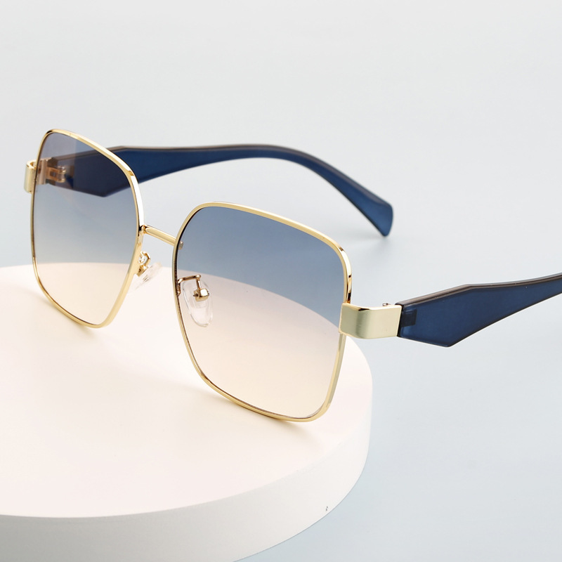 Douyin Xiaohongshu Same Style Sunglasses for Men, Retro Trendy Cross-Border Sunglasses for Women, High-End Driver's Glasses Bq9333