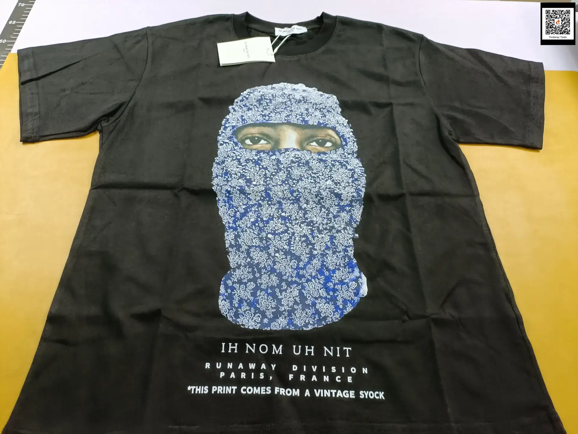 European and American High Street Trendy New Masked People Like Printed Loose Casual Short-sleeved T-shirt Men's and Women's Half-sleeved T-shirt
