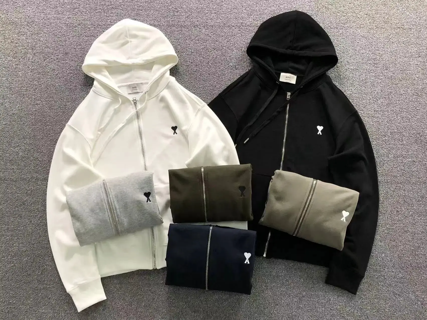 L-07 Ami new hooded trendy jacket