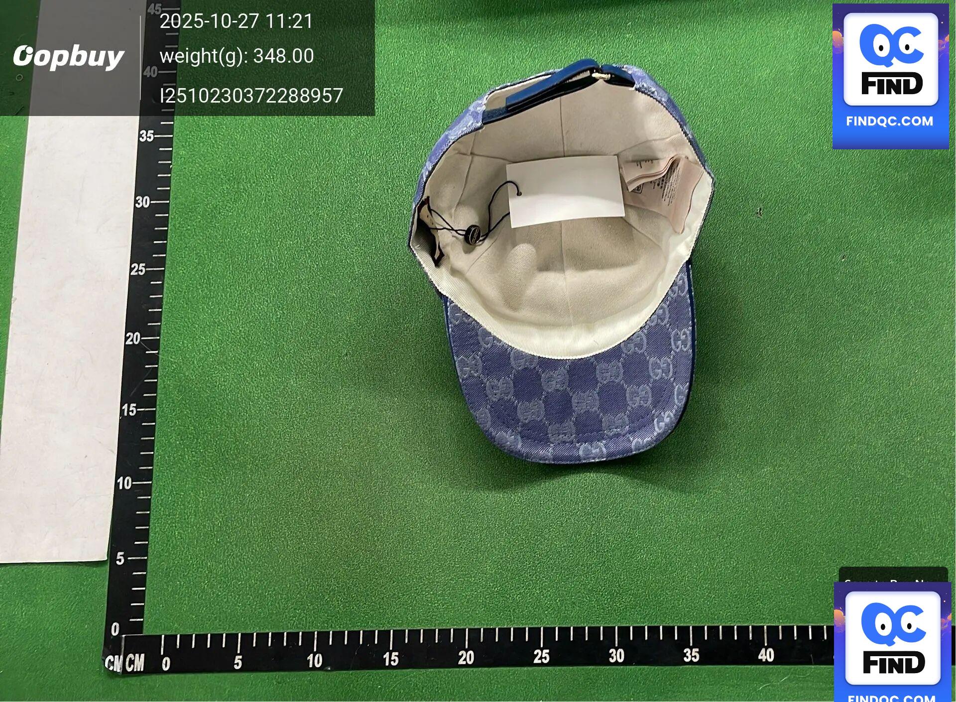 Gucci GG Canvas Baseball Hat Pink QC
