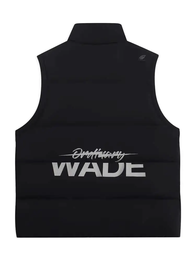 Li Ning Genuine New arrival Wade Series Men's Athleisure Stand Collar Heattech down Jacket vest Outwear Amrs035