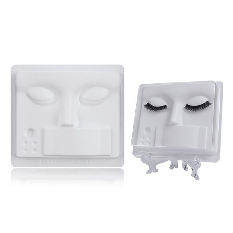 New Grafting Eyelash Face Three-in-One Base Face Practice False Eyelash Display Plate Student Set