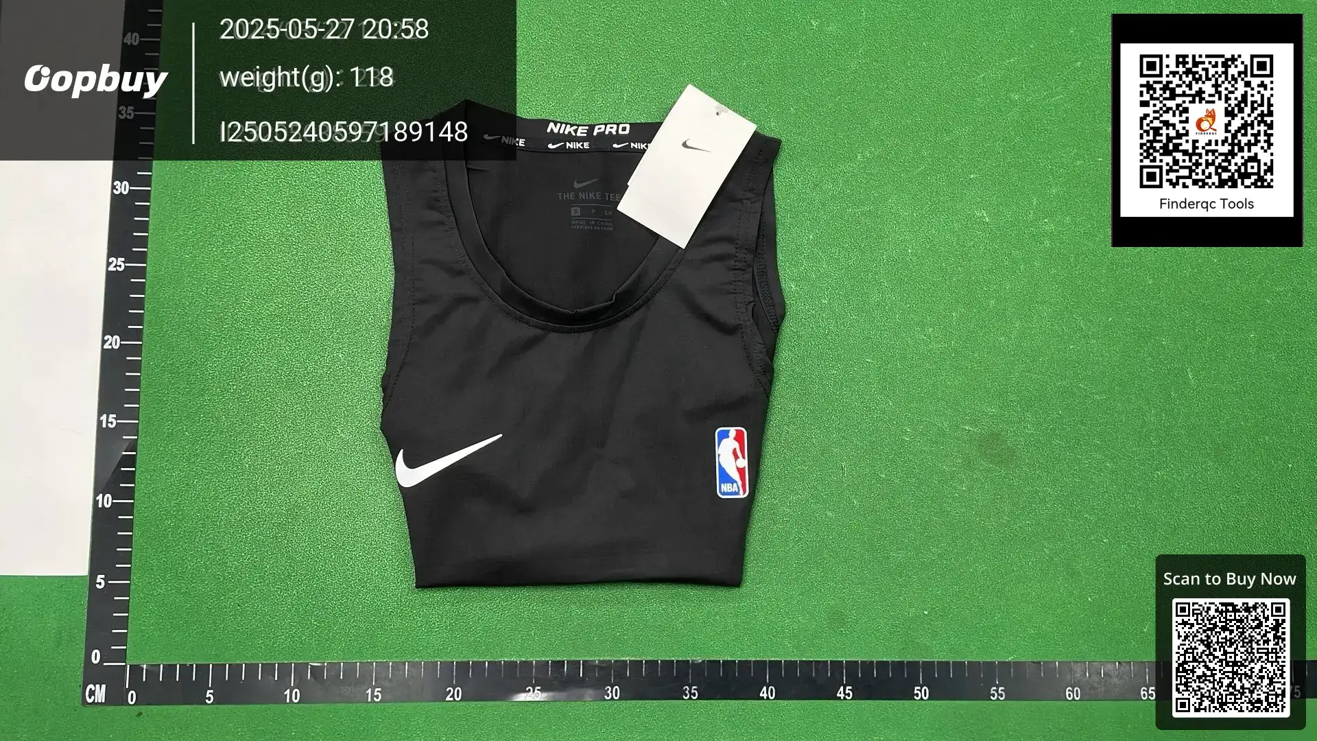 Nike Pro NBA Black Sleeveless Top