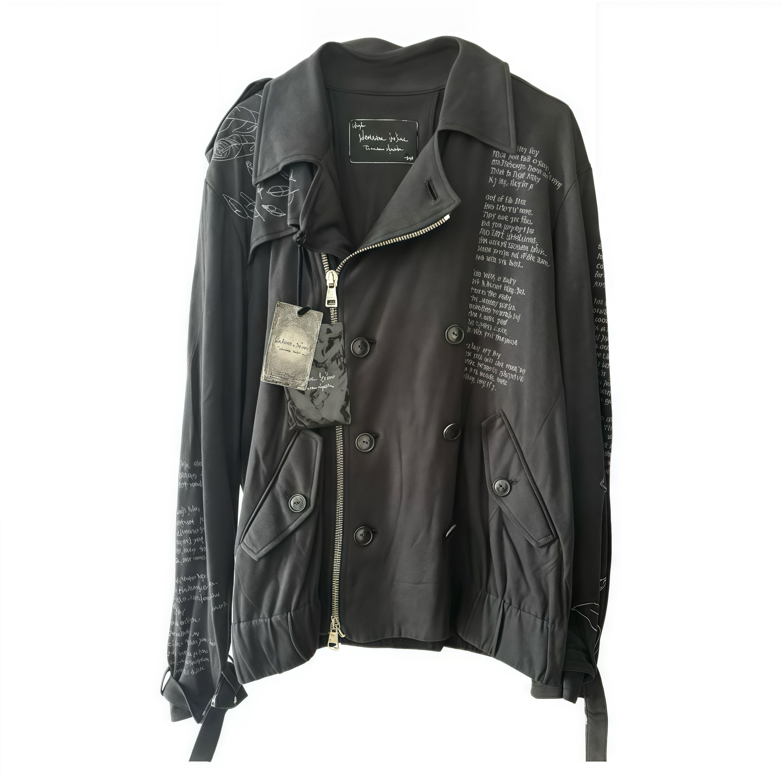 Number (N)Ine 08Ss Birds Feather Poetry Jacket