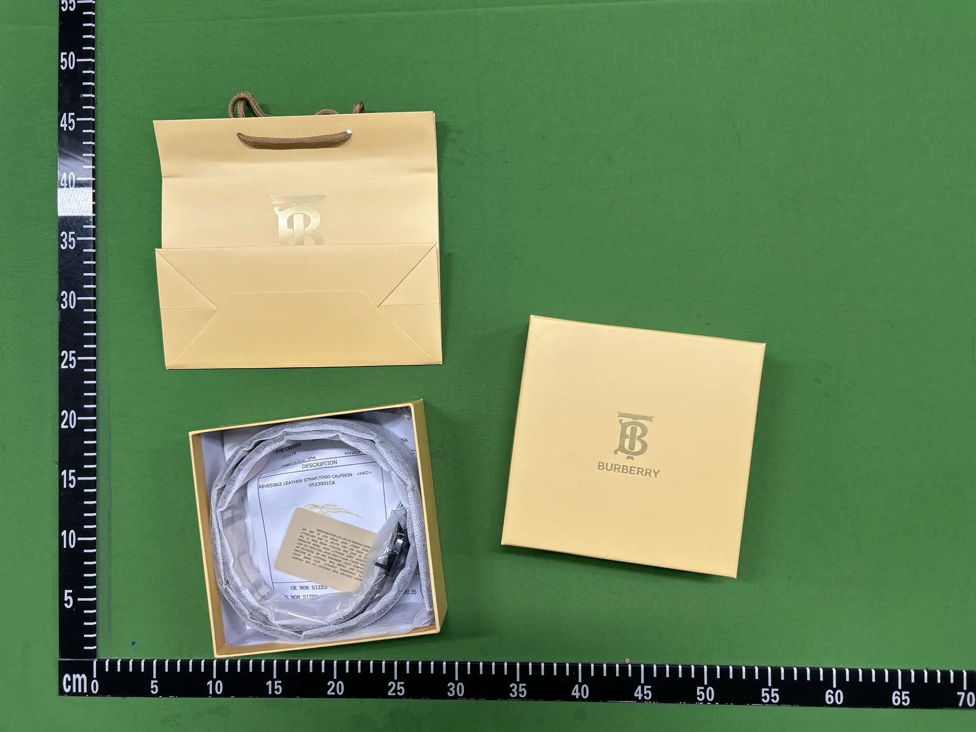 Burberry Reversible Leather Strap