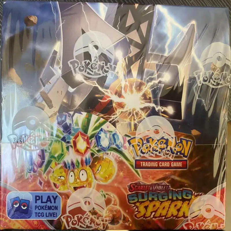 Pokémon Card Ptcg English Card Medical Sparks Pokemon Booster Blind Box Supplementary Card Pack