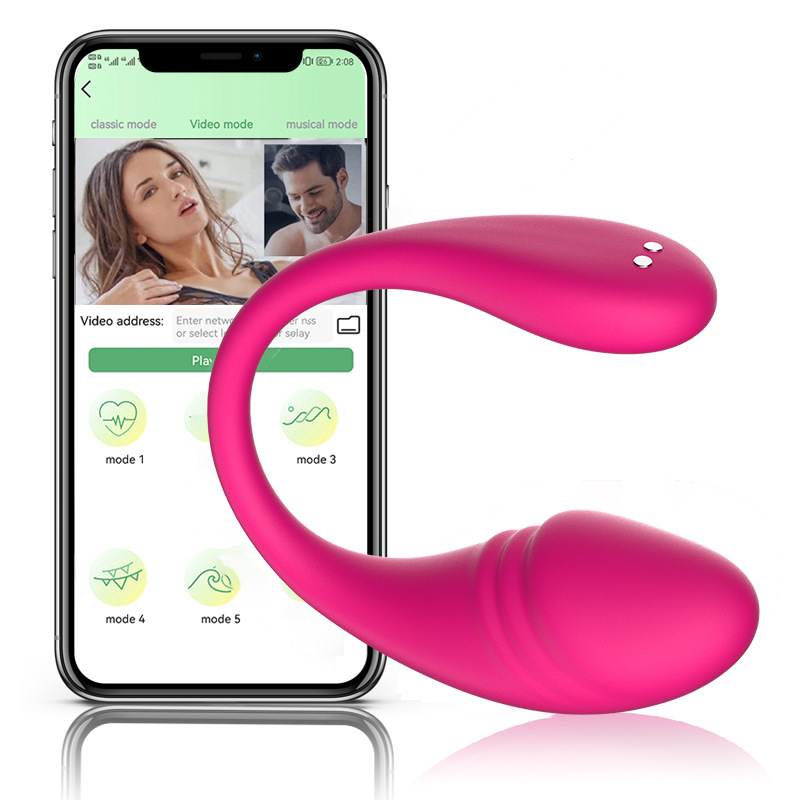 App All-Inclusive Silicone Wireless Vibrating Egg Remote Control Female Masturbation Device Adult Sex Toy for Outdoor Wear