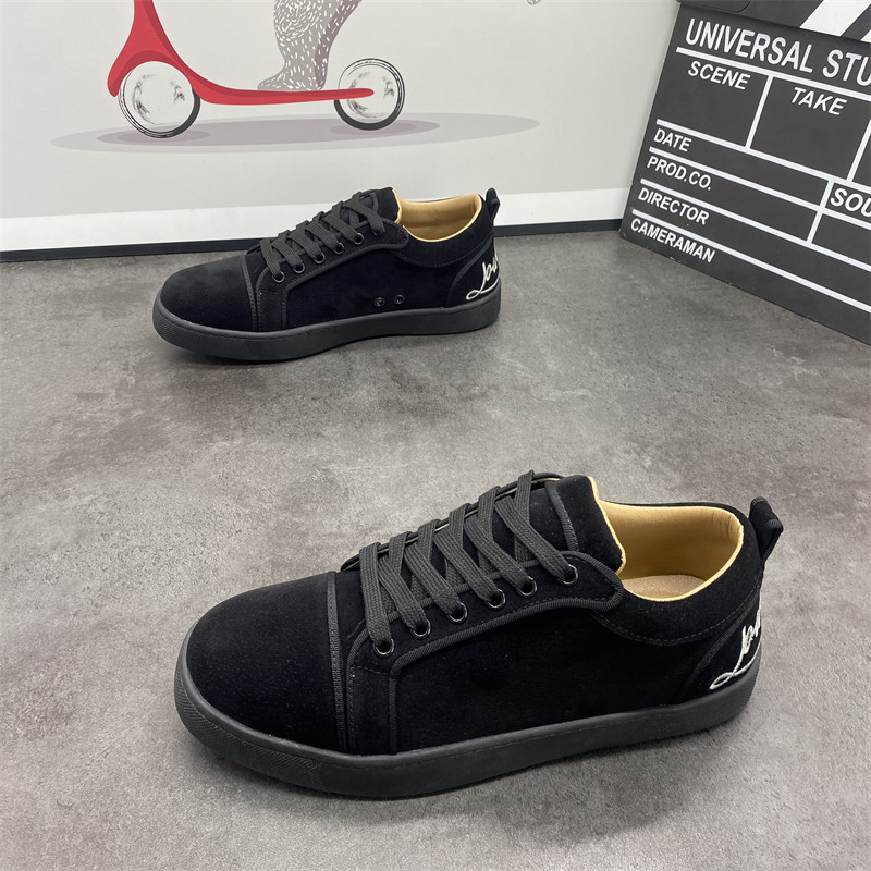 European Station Red -bottom Men's Shoes Black Men's Shoes Nets Men's Shoes Men's Leisure Shoes Men's Tide Men's Shoes Foto QC de TAOBAO na Qualit.ly