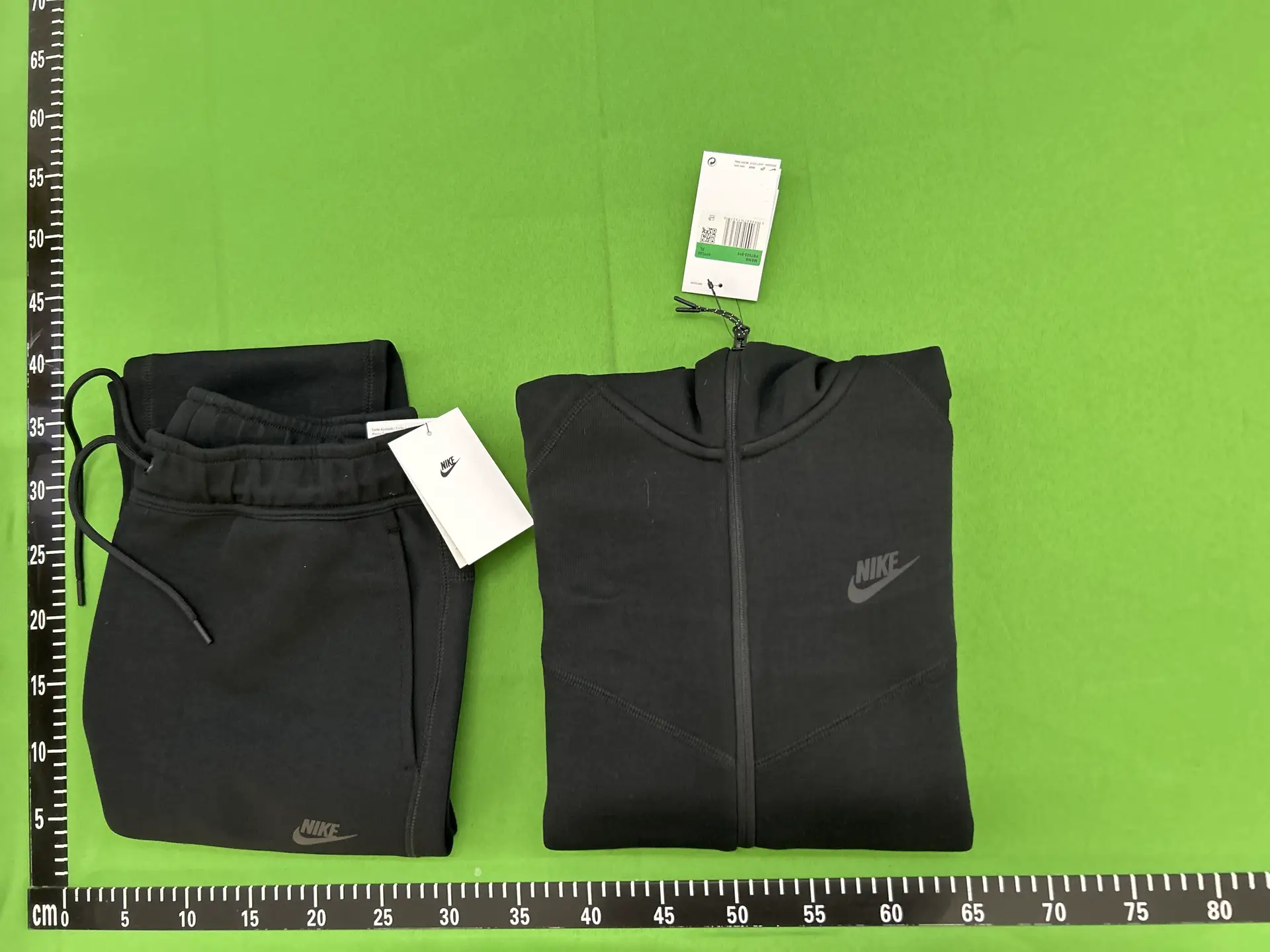 Nike Tech Fleece Full Zip Hoodie and Pants Set Black