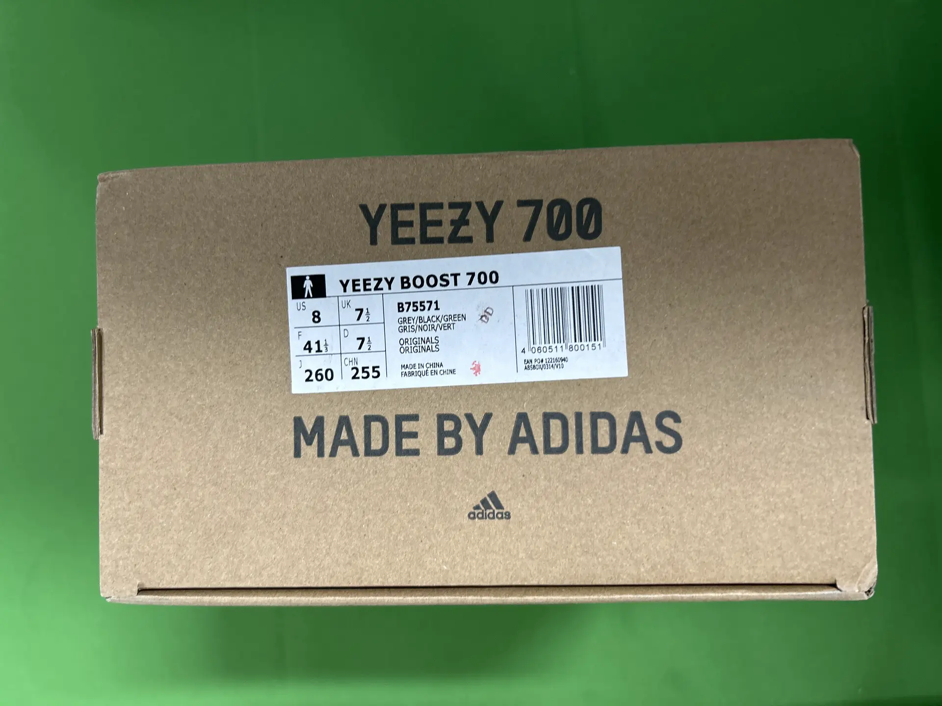 Adidas Yeezy Boost 700 Grey/Black/Green