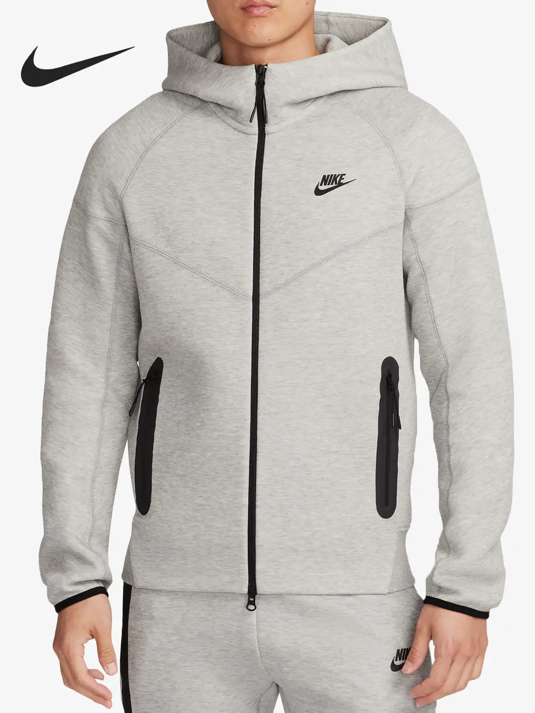 Nike/Nike Genuine Spring Men Knitting Loose Hooded Heattech Classic Sports Outwear Fb7922-063