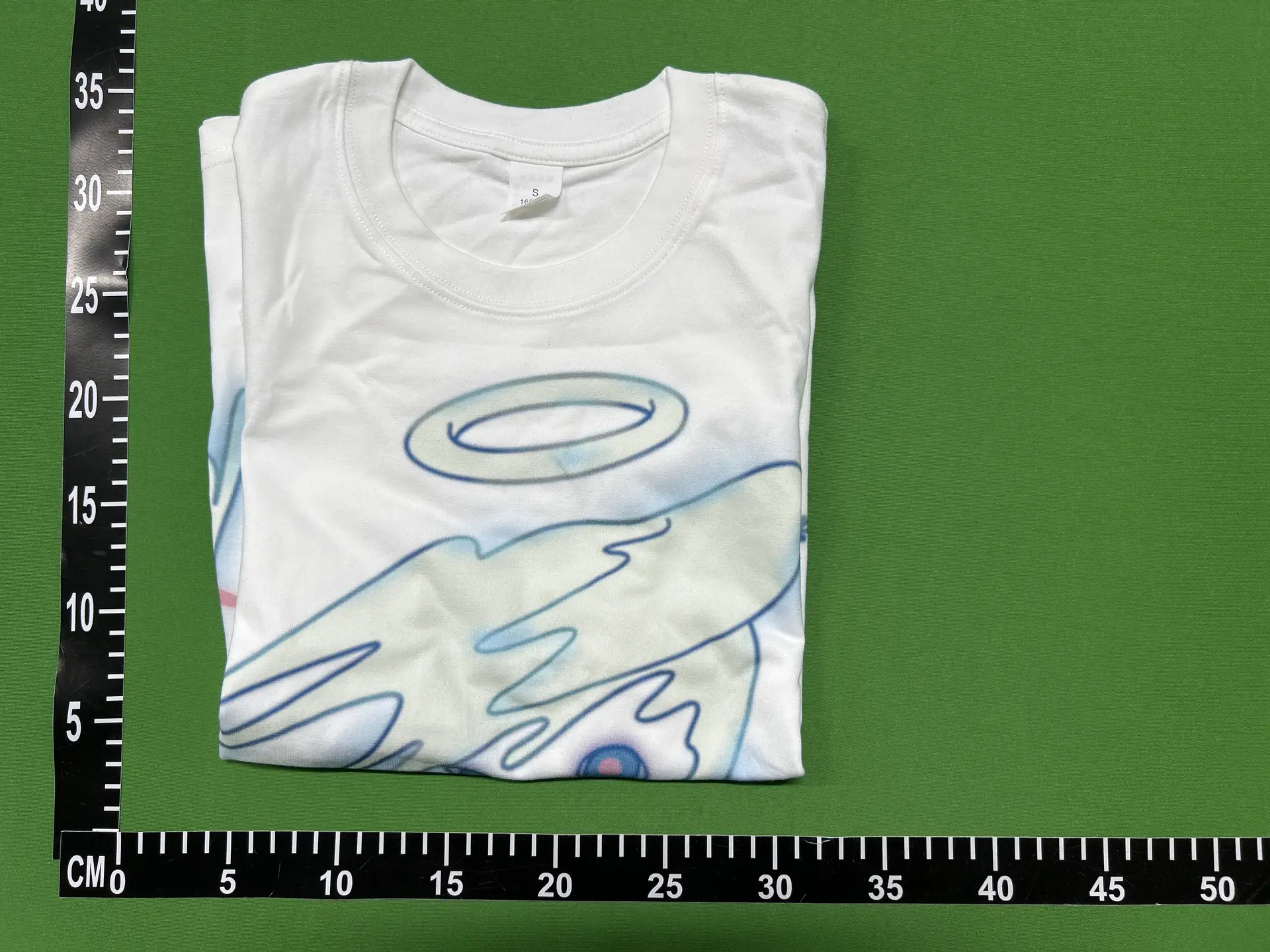 Prism Niche Hand-Drawn Versatile Oversized Trendy Brand Line Drawing Unisex Short-Sleeve T-Shirt