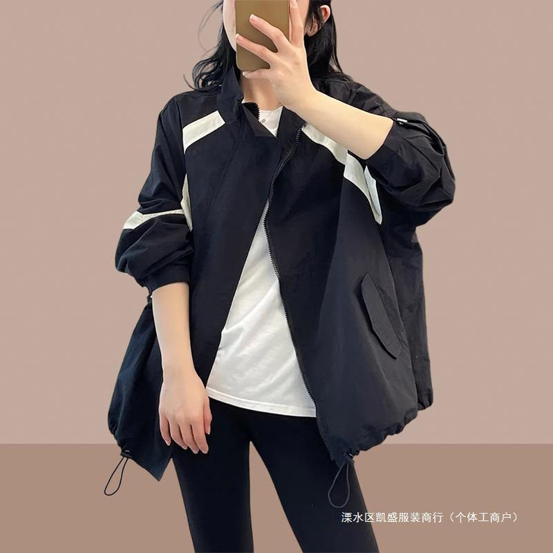 Spring and Autumn 2024 New Women's Short Coat Jacket Explosive Jacket Top Women's Western Style Baseball Clothes Windbreaker