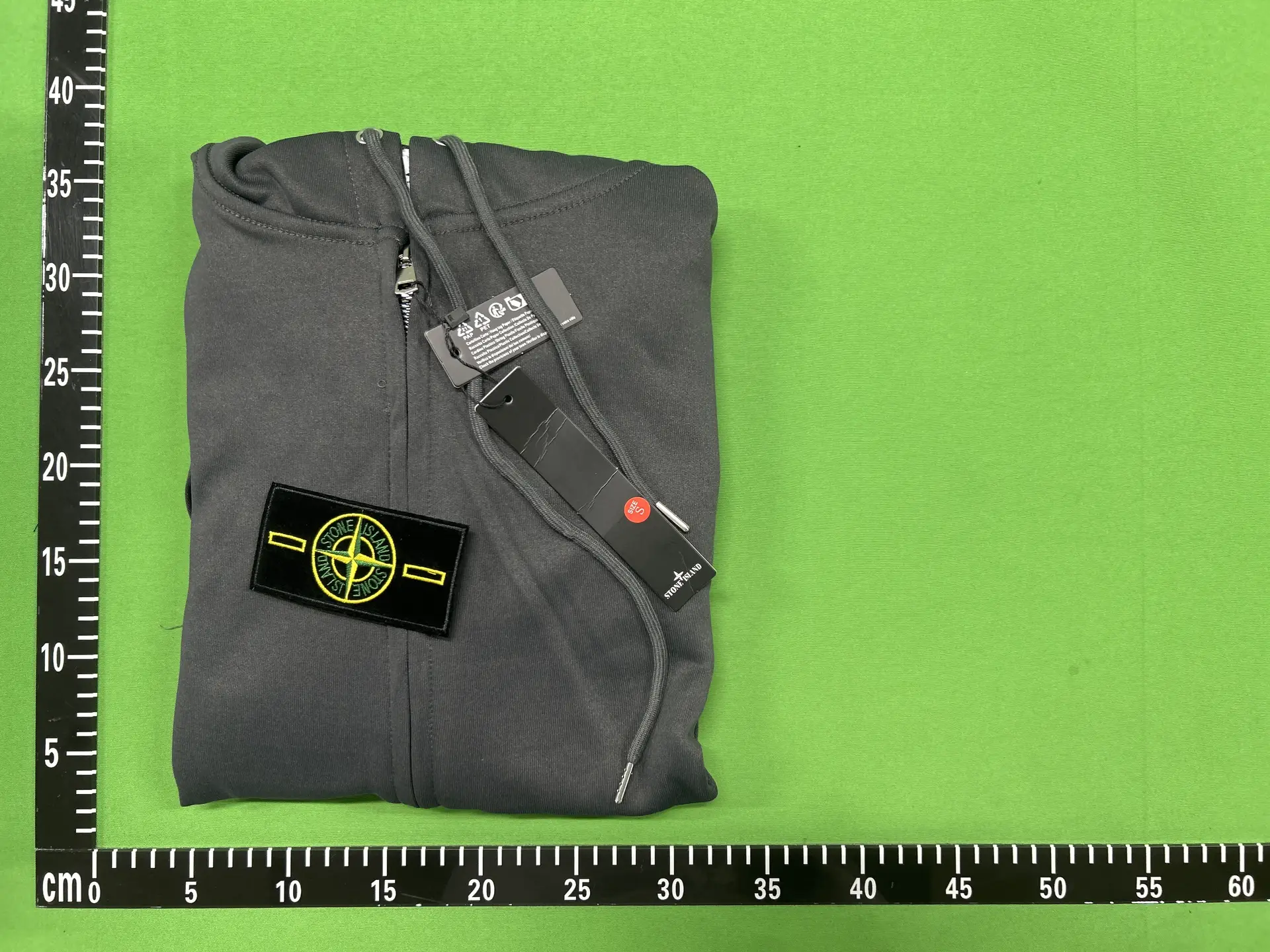 1500-S Stone Hooded Knit Sweatshirt Ensemble