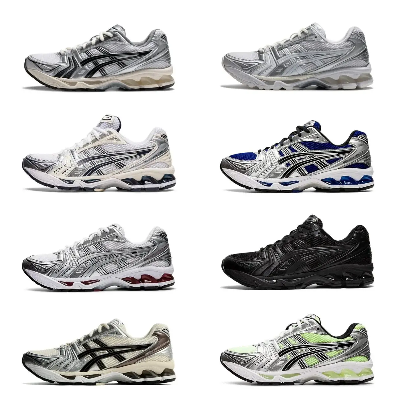 ASICS GEL-Kayano 14 White Silver