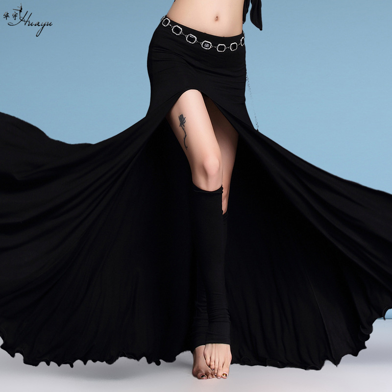 Huayu Dance Belly Dance Practice Clothes Sexy Modal Split Large Swing Skirt Practice Long Skirt Female Beginner's Bottomwear