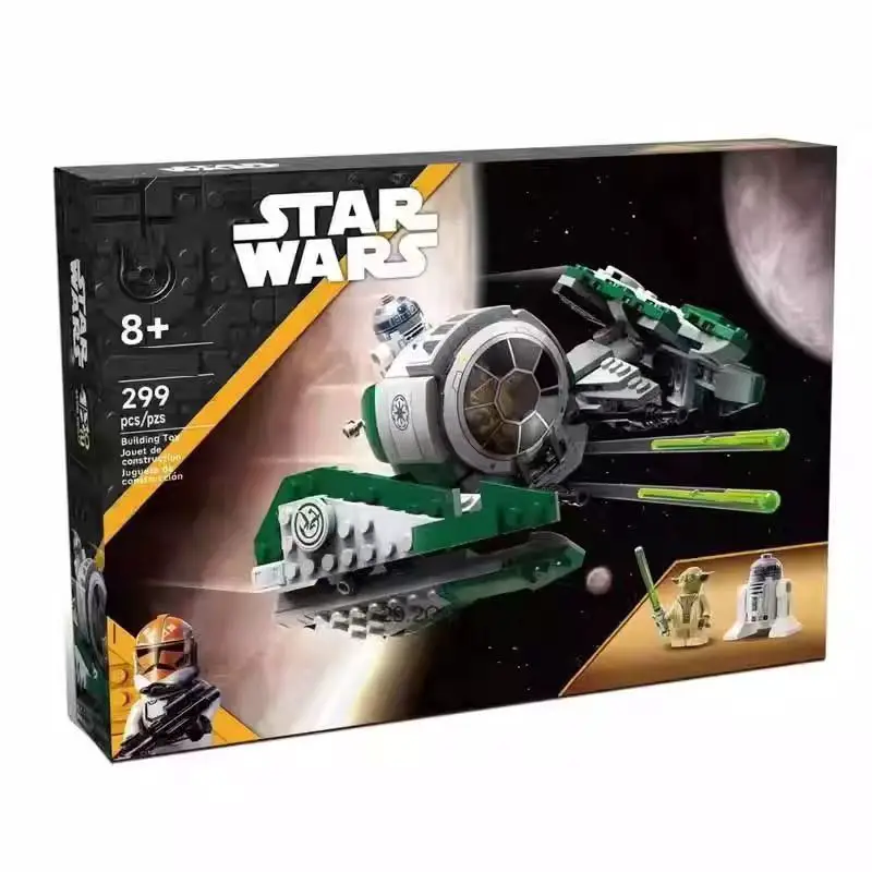 Compatible with Lego Star Wars Empire Titanium Fighter Bomber Yoda Jedi Fighter Boy Assembled Toy Plastic