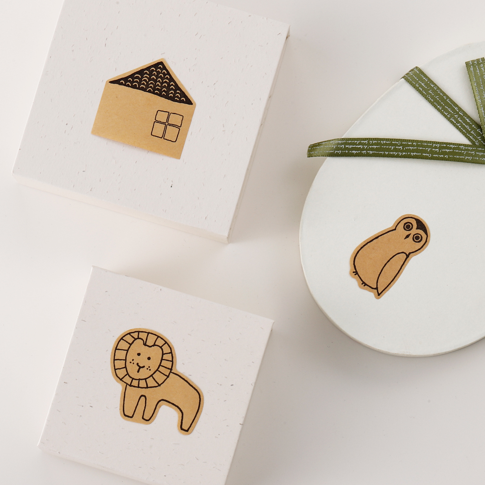 Residence | We Are Made of Miracles | Gift Packing | Kraft Paper Stickers