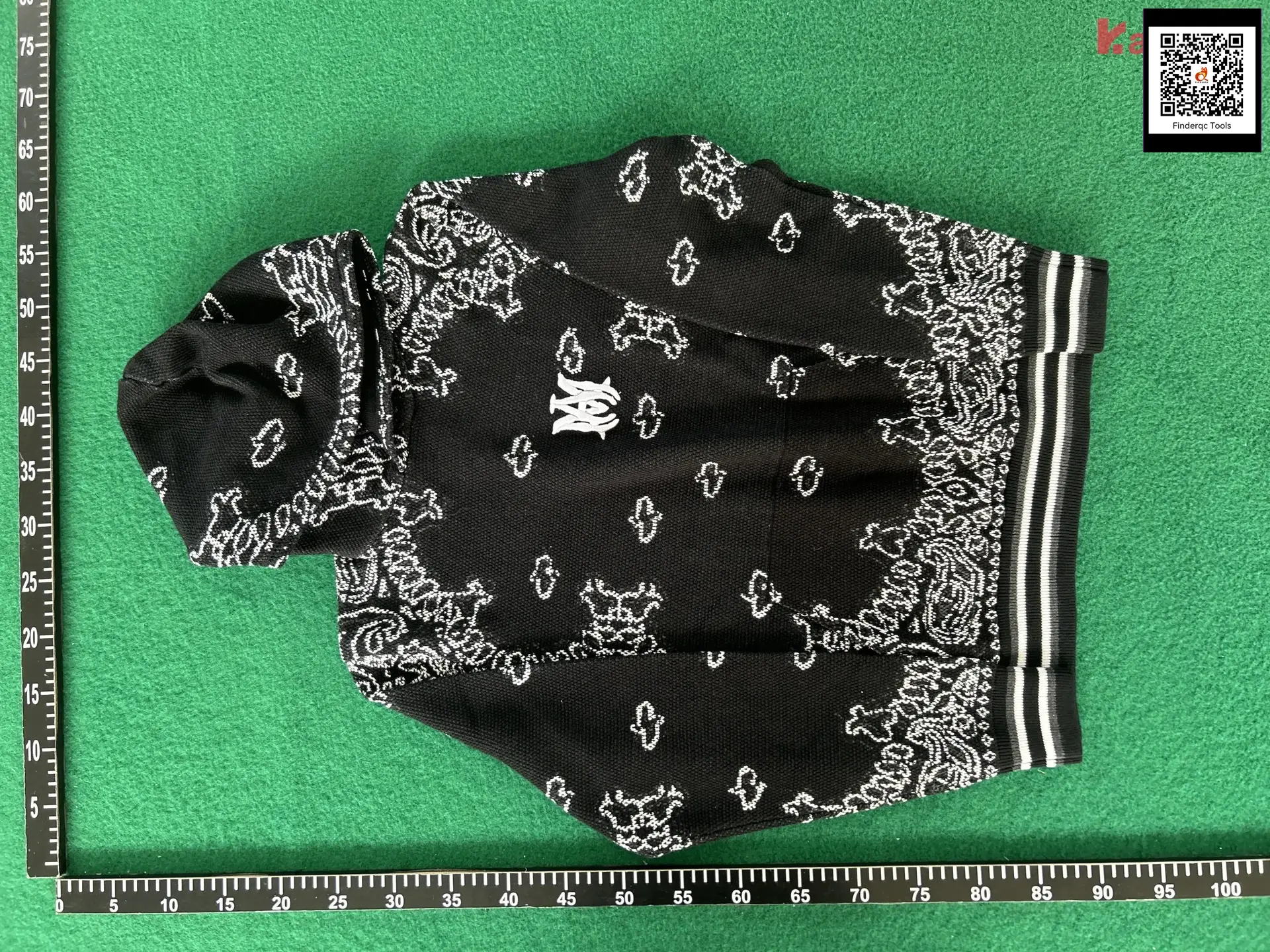 Fashion High Street Hooded Sweatshirt 22Ss Cashmere Blend Embroider Cashew Flower Full Print Knitting Hoodie for Men and Women