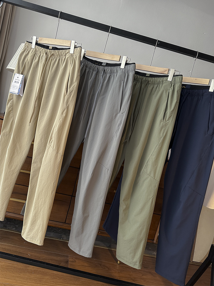Complete Order! 299 Yuan! Lightweight, Breathable, Four-Way Stretch Summer Men's Sports Casual Pants
