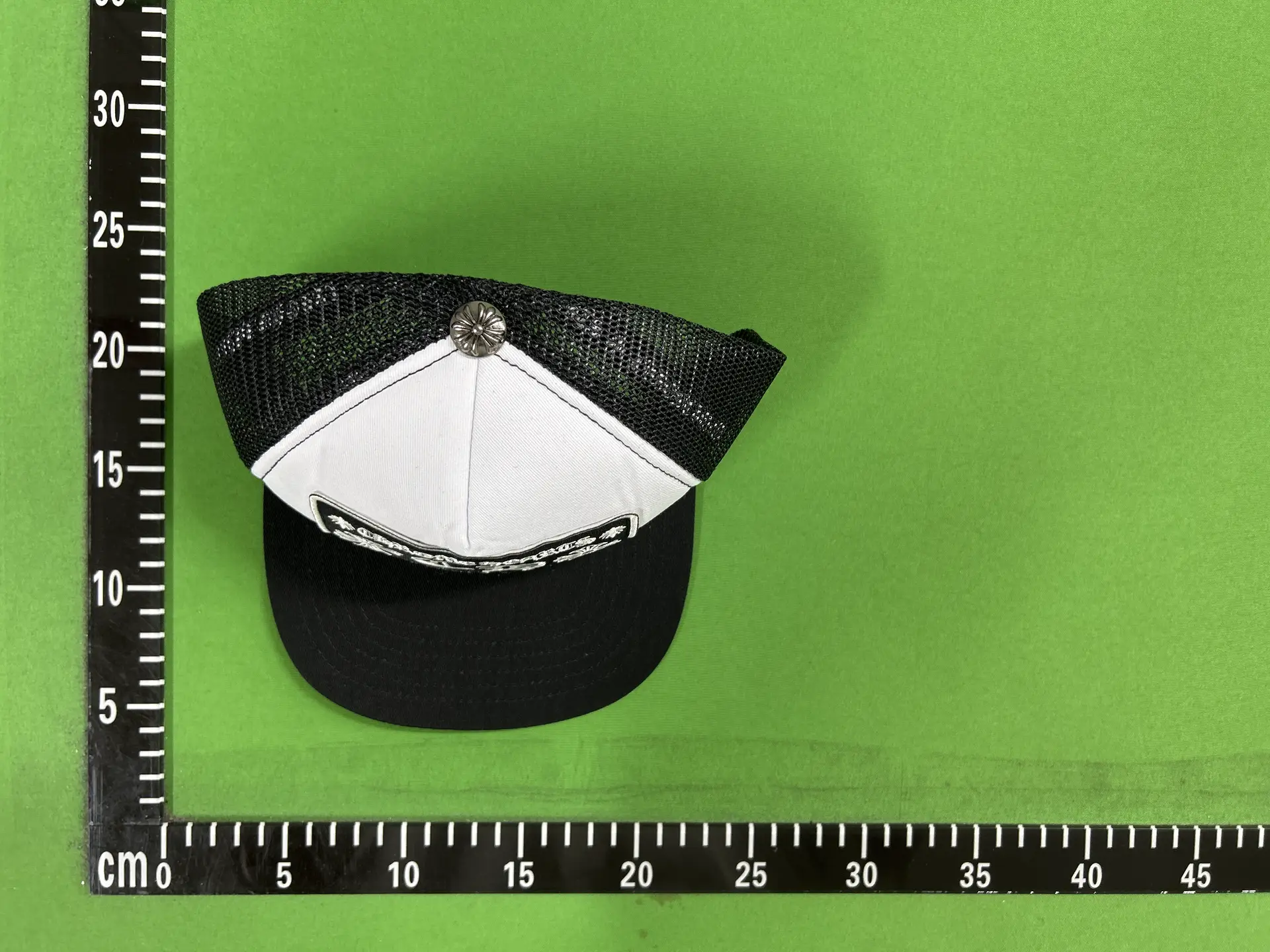 Chrome Hearts Trucker Cap Black White