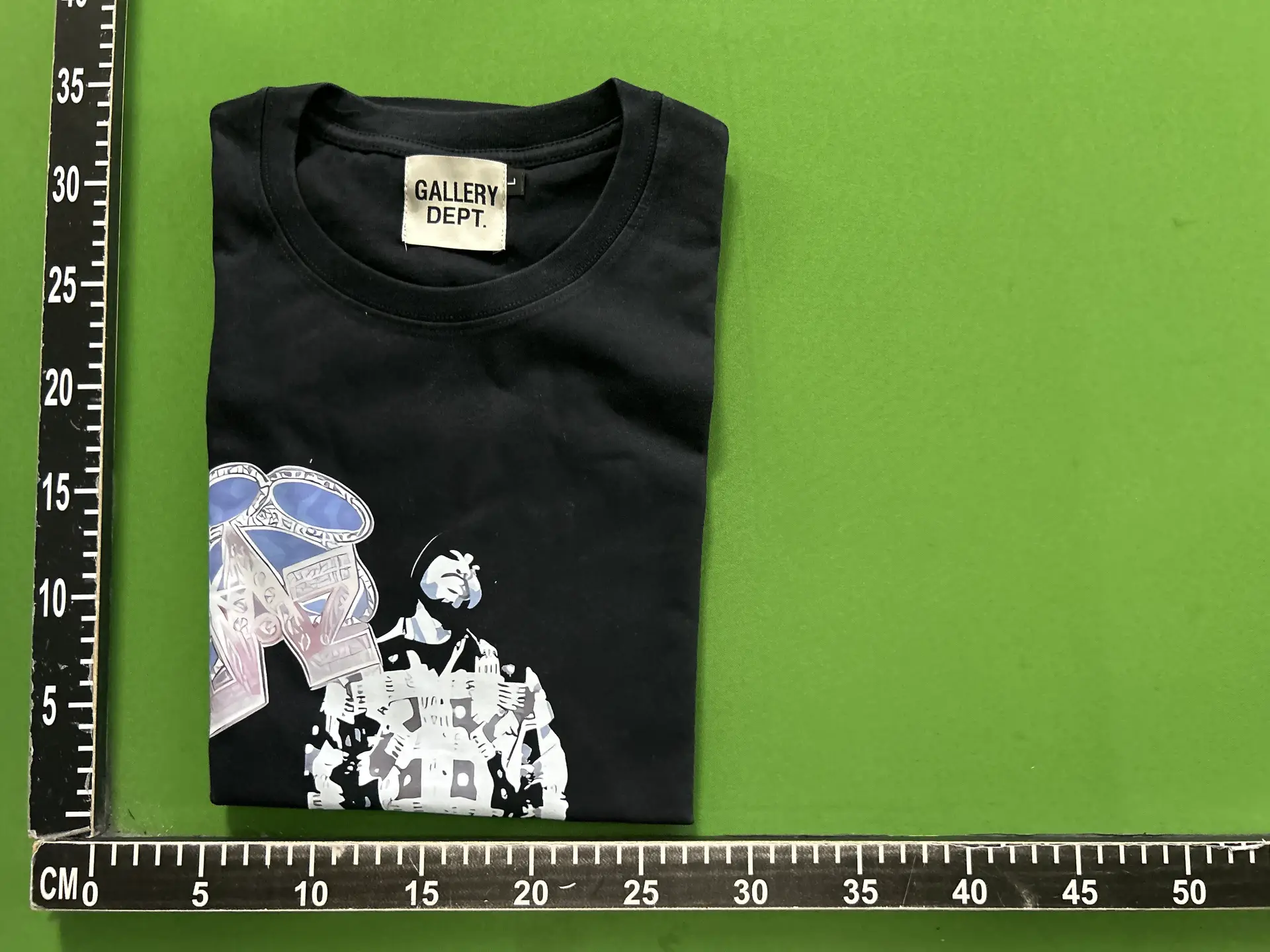 GALLERY DEPT. Black Graphic T-Shirt